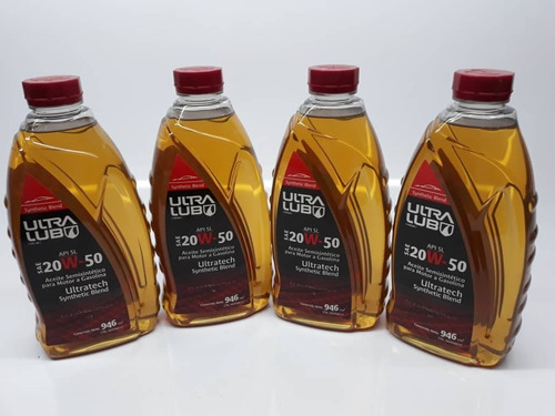 Imagen 3 de 3 de Aceite Semisintético 20w-50 Marca Ultralub