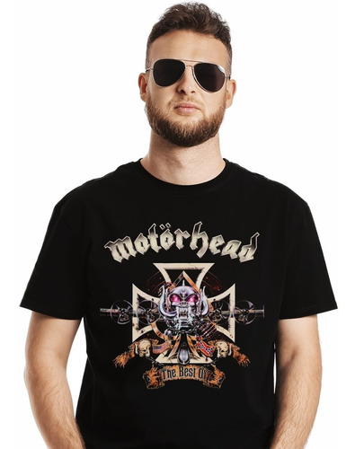 Polera Motorhead The Best Of Metal Impresión Directa