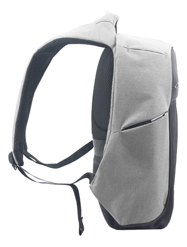 Mochila Unicross Antirrobo Usb 17 Pulgadas Color Gris