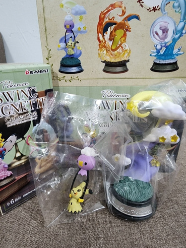 Figura Fuwante & Mimikkyu Pokemon Swing Vignette Re-ment