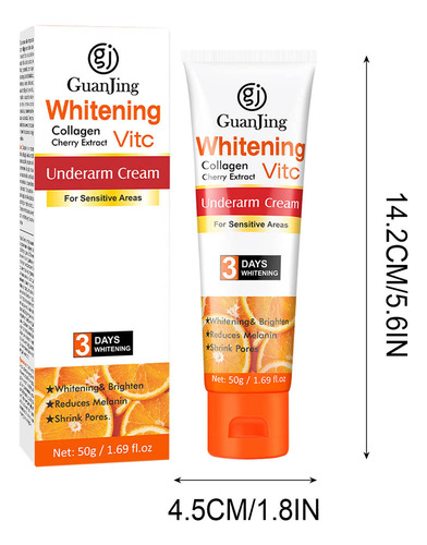 Crema Blanqueadora For Belleza Corporal, Entre Piernas Y Ro