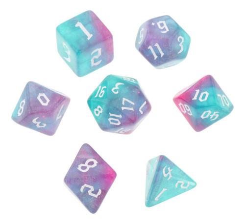 Juego De Dados Multifacéticos De 14 Uds., Juegos De Mesa,