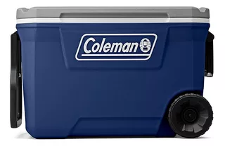 Hielera 62 Qt/58 Lts Con Ruedas Azul Gris Coleman 2179153