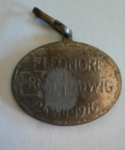 Medalla 1 G.m. Del Imperio Germánico Hesse-darmstadt. 1916