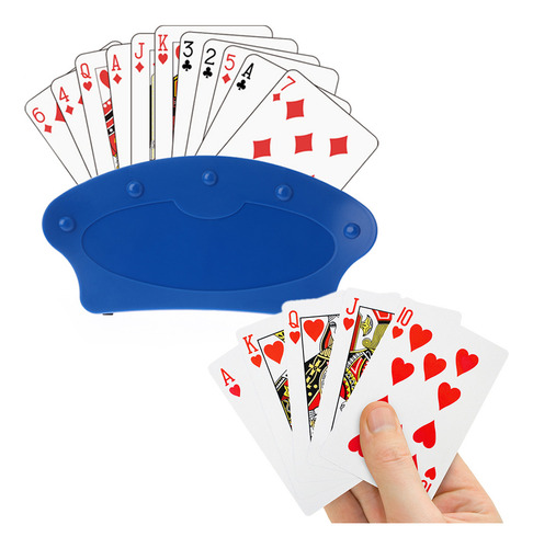 (r) Juego De Mesa De Póquer Con Soporte Manos Libres Para