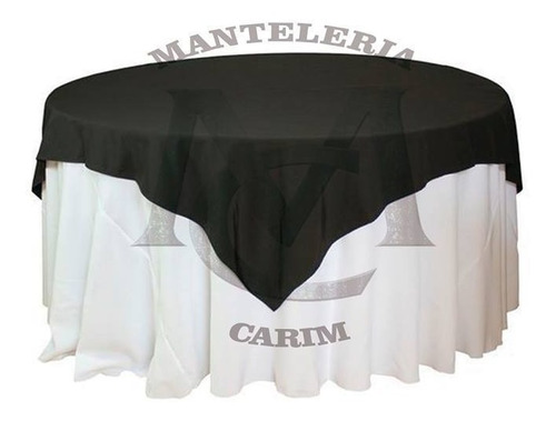 40 Cubre Mantel 1.50 X 1.50 Tela Raso Saten Brillante Evento