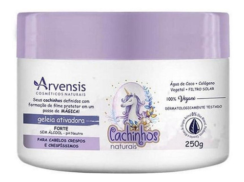 Arvensis Vegano Geleia Ativadora Cachinhos Forte 250g