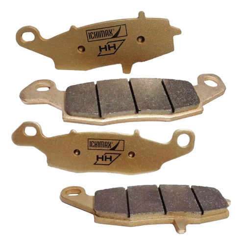 Set Pastilla Delantera Sinterizada Suzuki Gsx 750,gsx-s 750s