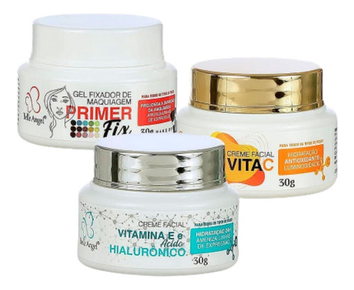 Imagem 7 de 10 de Máscara Facial Com Vitamina E Ácido Hialurônico Belle Angel