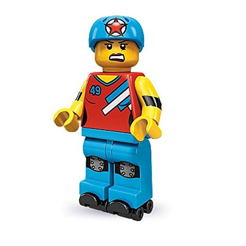 Lego 71000 Serie 9 Minifigure Muchacha De Derby