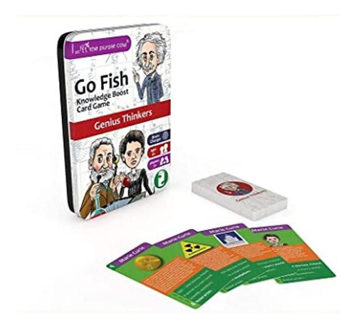 The Purple Cow Go Fish Educational Card Games Genius