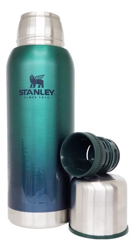 Termo Stanley Adventure 1 Lts Edición Limitada Verde Degradé