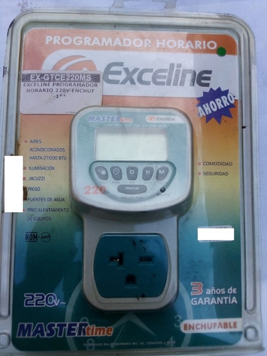 Programador De Horario Exceline Digital 220v 