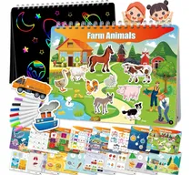 Comprar Paquete De 2 Tableros De Libros Montessori Ocupados Para Niñ