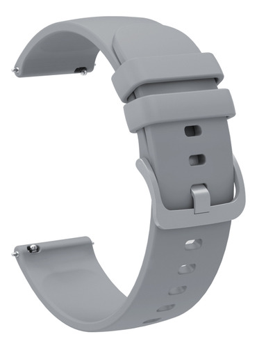 Correa De Reloj De Silicona Gris Para Samsung Galaxy Watch3