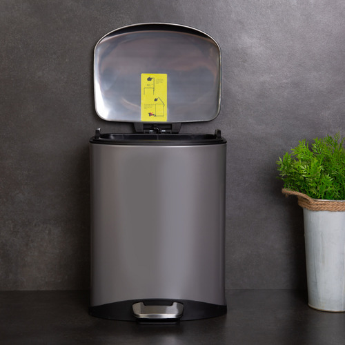 Basurero Eko Soft Grey 6lt