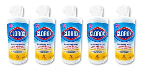 Clorox Toallitas para Limpiar y Desinfectar 5 Unidades / 85