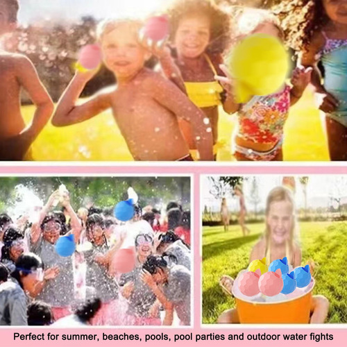 Juego De Bolas De Agua, 10 Unidades, Globos Reutilizables, G