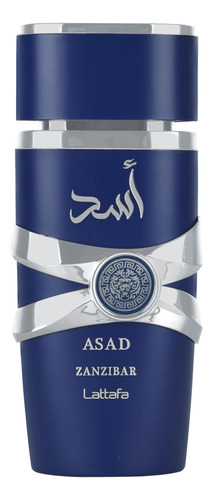 Lattafa Asad Zanzibar Para Hombre Eau De Parfum Spray. 3.4 O