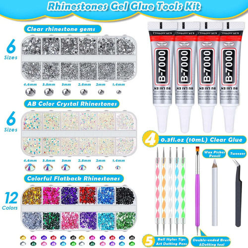 Shynek B7000 Pegamento Para Joyería Con Diamantes De Imitaci