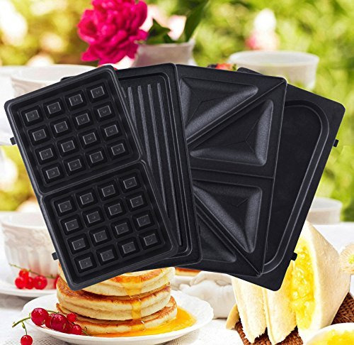 Sandwichera Zz Con Placas Desmontables Antiadherentes