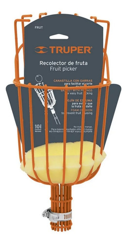 Recolector De Fruta Sin Mango, Polietileno,  Truper 14338