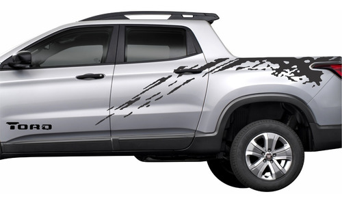 Kit Fiat Toro Adesivas Laterais Personalizada Tuning Tor45