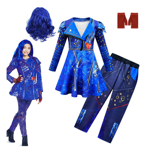 Halloween, Conjunto Actuación Infantil Cosplay Descendientes