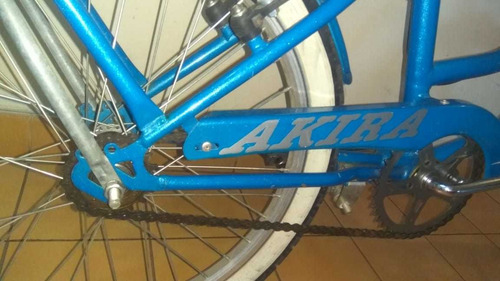 Bicicleta Rodado 20 Akira Color Turquesa Metalico San Martin