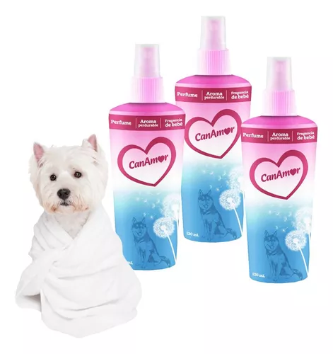 Colonia Perfume Para Perros Desodorante Eliminar Olores Limpia