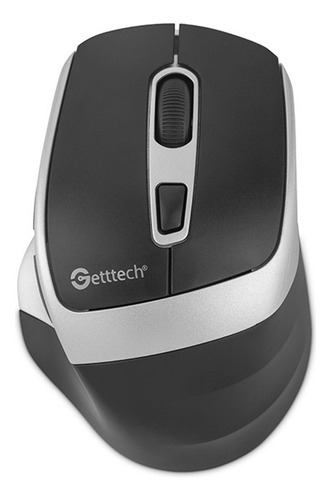 Mouse Egonomico Silencioso Getttech 6 Botones 1600 Dpi