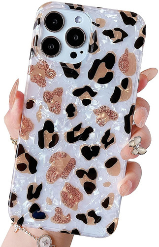 Funda Para iPhone 13 Pro Max, Transparente/animal Print