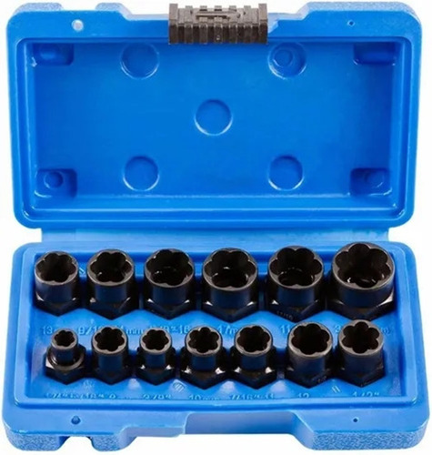 Quitatuercas Dañadas, Extractor De Tornillos, 13 Unidades