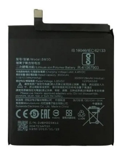 Bateria Para Xiaomi Bm3d Mi5 Nueva Mi 8 Se