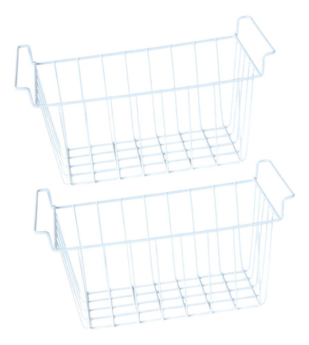 2x Cesta De Alambre Para Congelador, 39 Cm X 24,5 Cm X 20 Cm