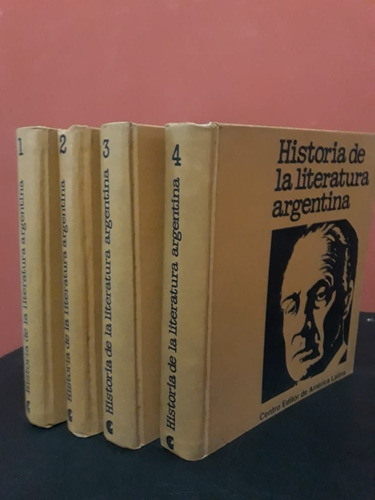 Historia De La Literatura Argentina 4 Tomos Centro Editor 