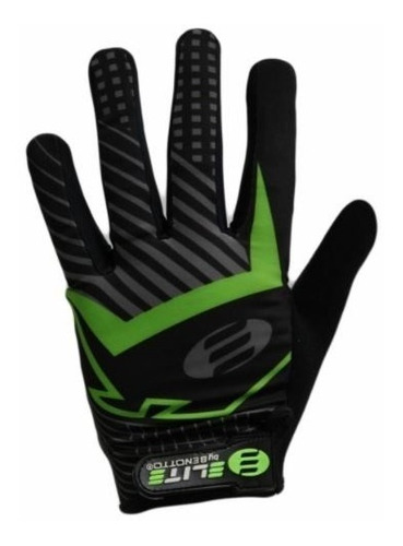 Guantes Ciclista Completo Ms-2019-4 Elite Touch Verde/negro