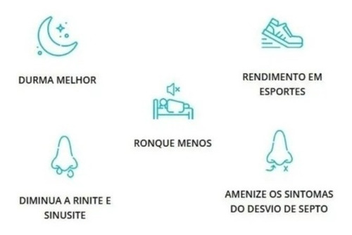 Clipe Nasal Dilatador Magnético Com Imã - Anti Ronco