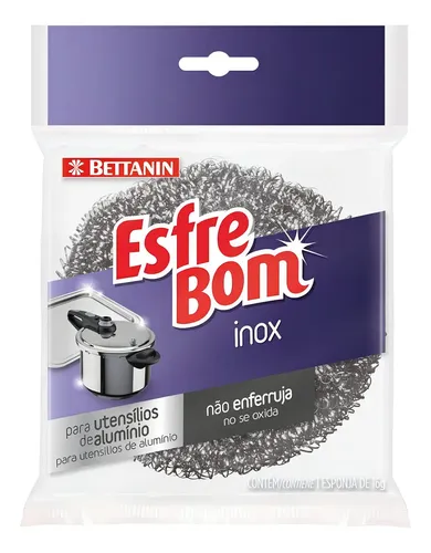 Esponja Inox De Aluminio Bettanin Gris | Cuotas sin interés