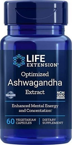 Ashwagandha Patentada Sensoril Mejor Para Stress 60 Caps Veg