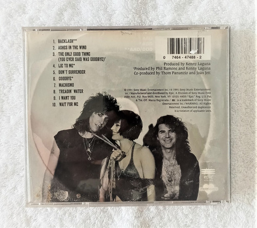 Joan Jett & The Blackhearts Cd Notorius (Usado)
