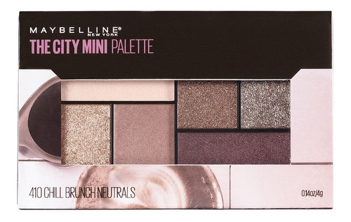 Paleta Sombras The City Mini Palette Chill B. Neutrals 410