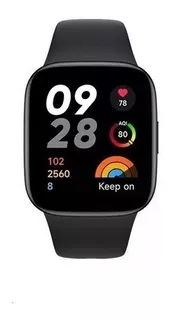 Xiaomi Redmi Watch 3 Sport 1.75" con red móvil caja de abs negra, malla negra de tpu liso y bisel de dlc BHR6851GL