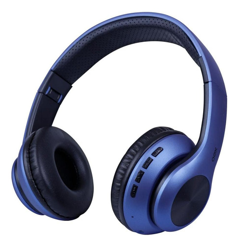 Fone De Ouvido Headset Bluetooth Oex Glam Hs311 Sem Fio Azul