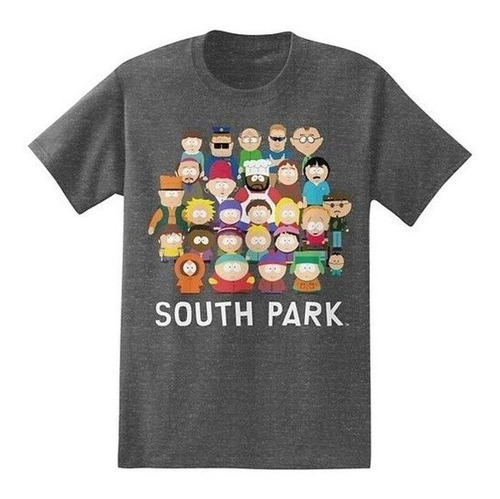 Polera South Park Todos Los Personajes - Tamaño Large