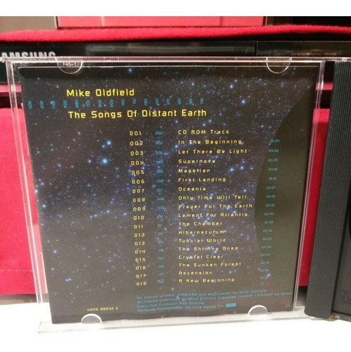 Imagen 2 de 4 de Mike Oldfield The Songs Of Distant Earth, Vangelis Lea