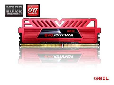 Memoria Ddr4 4gbx2 Geil Evo Potenza Red - Kit Dual Channel