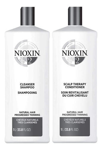 Nioxin System 2 Cleanser & Scalp Therapy Shampoo And Acondic