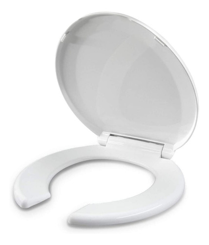 Asiento Alargado Para Wc, Abierto,blanco, Foset 49905