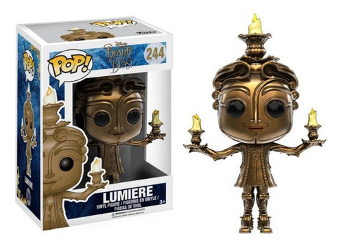 Funko Pop Lumiere #244 La Bella Y La Bestia Beauty And Beast